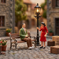 14-Piece DIY Sand Table Miniature Figures Set for Scene Layouts