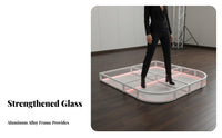 LED Glass Stage Remote Controlled Illuminated Walkway Stage Modular Design Reinforced Glass Display Stage for Fashion Shows, Nightclubs, Hotel Lobbies