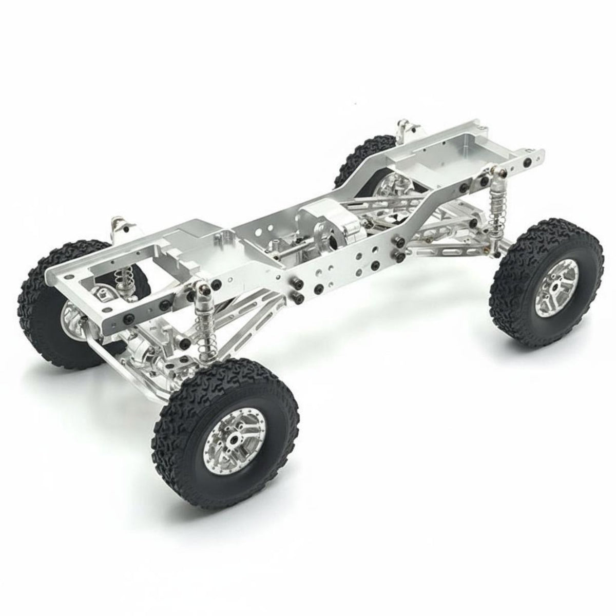 MN78 Upgrade Base structure/12 Scale RC Crawler Chassis Locking Wheel Wheels Metal Upgrade Frame Kit for off-Highway