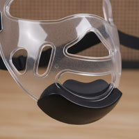 Taekwondo Sparring Guard Chin Protection Taekwondo Face Guard Ventilated Sparring for Training