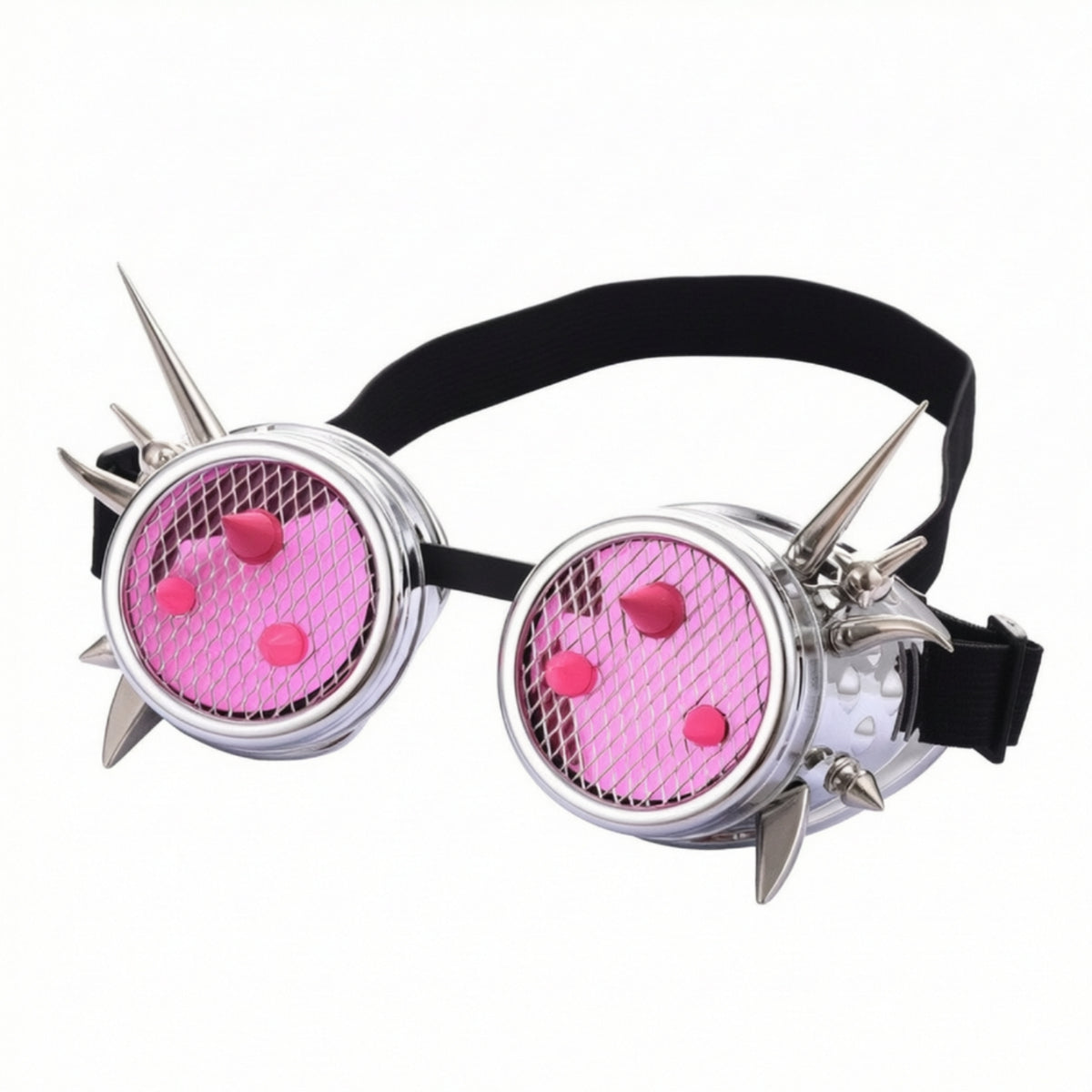 Steampunk Goggles Punk Gothic Goggles Industrial Eyewear for Cosplayers, Cosplay, Costume Parties