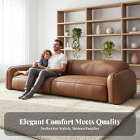 Multi-Seater Settee Genuine Leather Living Room Furniture Italian design Sofa Set for Apartment Dwellers, Homeowners, Lounge Area, Small Spaces, Office