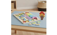 Wooden Number Learning Board Logical Thinking Number Matching Puzzle Shape Recognition for Young Children, Young Kids, Home, Preschool