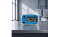 Electronic Petroleum Meter Display Compact Petroleum Flowmeter Low-Profile Instrument for Hobbyists