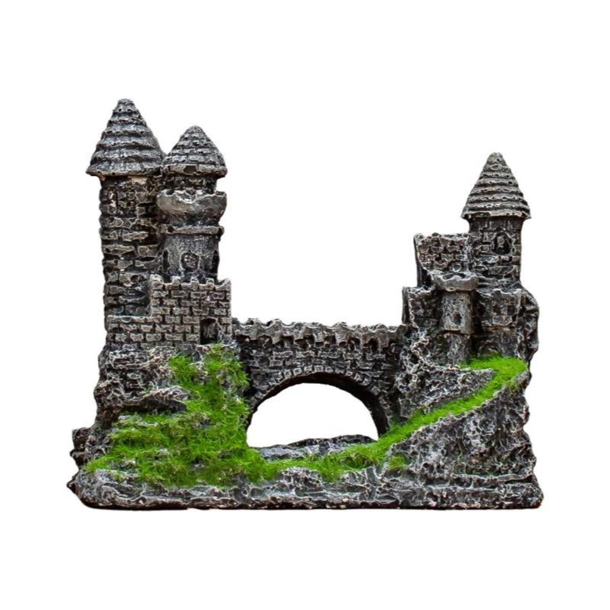 Faux Mountain Rock Ornament for Aquarium and Tabletop Decor