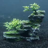Resin Rockery Ornament Low Maintenance Resin Rockery Landscape Flat Bottom