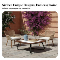 Outdoor Tea Table Simple Design Outdoor Tea Table Weather Resistant for Cafe Owners, Hotel Managers, Porch, Deck, Poolside