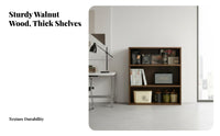 Century-Inspired-Century Design Modular Combination Cabinet Adaptable Standing Book Cabinet with Accessible Shelves Large Capacity Bookcase Sturdy Construction for Interior Design Enthusiasts, Office Workers, Apartment Dwellers, Living Room, Library