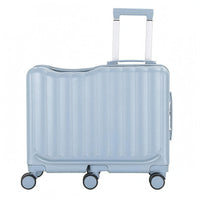 Telescopic Handle Children's Suitcase Zipper Closure Hard-Shell Suitcase