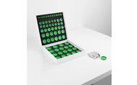 68 Pieces Watch Crystal Pressing Dies Recessed Watch Bezel Press Dies Foam-Lined Tooling for Watchmakers, Hobbyists, Workshops