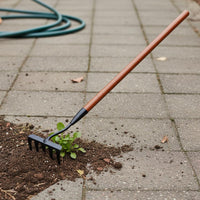 Vegetation Puller Weeder Multifunctional Weeding Hoe Rake Labor-Saving Metal Garden Weeder for Gardeners, Farmers, Yard, Farm