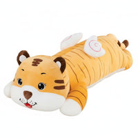 Tiger Stuffed Toy Super Soft Cuddly Tiger Leg Pillow Cuddly Skin-Welcoming for Adults, Playroom, Living Room