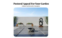 Chinese Design Garden Bench Rustic Charm Tranquil Style for Yard