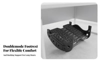 Rocking Motion Under-Desk Foot Rocker Improves Posture Office Furniture Accessory Non-Slip Ergonomic Aid Adjustable Angle for People Working from Home, Students, Gamers, Study Room, Gaming Setup