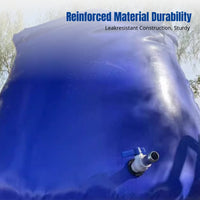 Large Capacity Water Bag, Thickened Foldable Water Storage Container, Portable for Outdoor, Farm, Construction, Drought