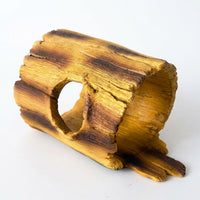 Crested Gecko Enclosure Accessories Resin Tree Hollow, Water-Repelling Reptile Hide and Tortoise House Indoor, Bark Climbing Surface