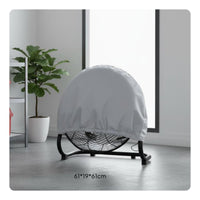 Waterproof Industrial Fan Cover Dustproof Outdoor Fan Protector Sun Protection Appliance Accessory Silver Coated for Patio