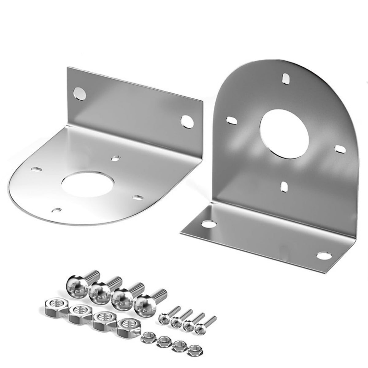 2 Pieces L Shaped Bracket Mounting Bracket Adjustable L Shaped Brackets for Trailers
