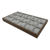 Watch Display Box Lumber Watch Storage Slender Container-Profile for Tabletop, Dresser