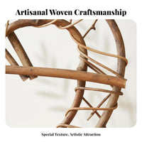 Hand-Woven Macrame Air Plant Holder handmade Hanging Planter Bohemian and design on the wall Decoration Easy to Hang for Boho lovers, Home Decorators, Gardeners, Living Room, Bedroom, Balcony, Office