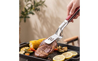 Stainless Steel Kitchen Tongs with Lock Long Handled Cooking Tongs Heavy Duty Food Clip Dishwasher Safe for Grilling