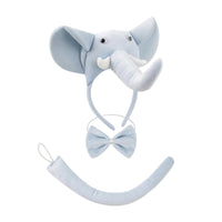 Elephant Headband Padded Headband with Elephant Ears Soft for Cosplayers