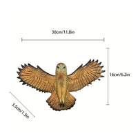 Owl Wall Hanging Detailed Craftsmanship Natural Charm for Office