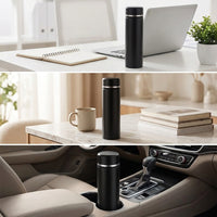 316 Stainless Steel Smart Temperature Display Thermos with Tea Infuser for Car and Business