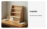 Realistic Design 1:12 Scale Bookcase High-Quality Wood Dollhouse Bookshelf Finely Crafted for Hobbyists, Kids 3+, Room Decoration