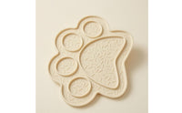 Food-Grade Paw Print Lick Mat Textured Silicone Lick Mat Washable Pet Enrichment Flexible for Dogs
