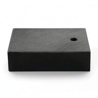 Marble Base Flat Indicator Base with 8mm Screw & Marble Hardware for Machinists, Machine Shop
