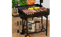 Support Stands Stainless Steel Rotisserie Spit Rack 15 Kg Load Capacity Rotisserie Spit Rod Heat Resistant Grilling Gear Long-Lasting for Fire