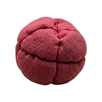Ceramic-Filled Knitted Footbag Segmented Plush Footbag Soft Hacky Sack 6 Cm