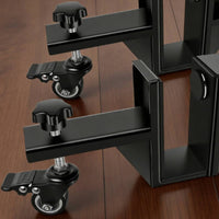 2 Pieces Door Panel Carriers with Wheels Locking Casters Adjustable Door Carts Non-Slip Protection Handling Equipment for Construction Workers