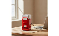 USB Mini Fridge Compact Mini USB Fridge Plug and Play Refrigerator for Office Workers, Students