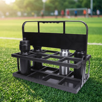 Sports Bottle Carrier Portable Water Bottle Rack Two-Tier Holder for Coaches, Athletes, Courtside, Outdoor Training, Team Practices