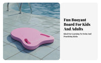 Swimming Kickboard Beginner Friendly Swim Training Board Sturdy EVA Foam Buoyancy Float Board for Children, Beginners, Water Aerobics, Beach, Lake