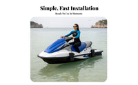2 Pieces Defensive Black Boat Bumper No Roll Design Padded Boat Bumper Dock Protection Marine Gear Non Marking