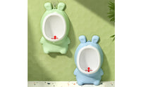 Fun Aiming Target Wall-Mounted Children Urinal Raised Rim Animal-Shaped Urinal Smooth Finish Toddler Boys Pee Guide