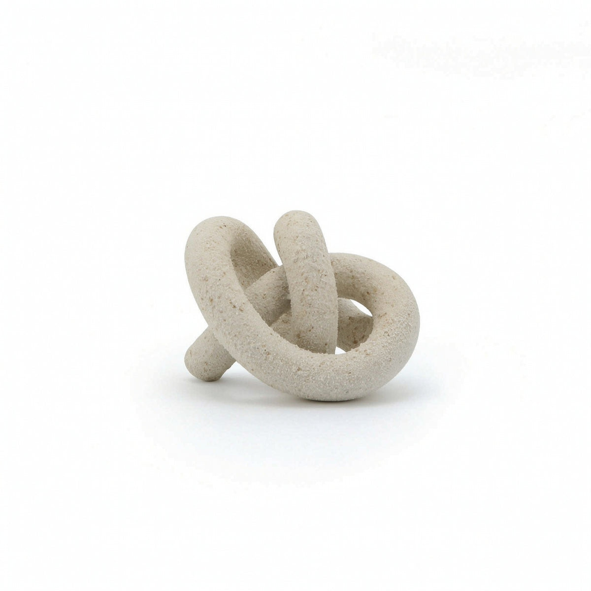 Sculpture with Interlocking Loop Artistic Tabletop Statue Elegant for Desk
