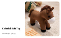 Stuffed Horse Great Gift Horse Stuffed Creature Stuffed Horse Doll PP Cotton Filled Creature Bag Attraction Soft Material