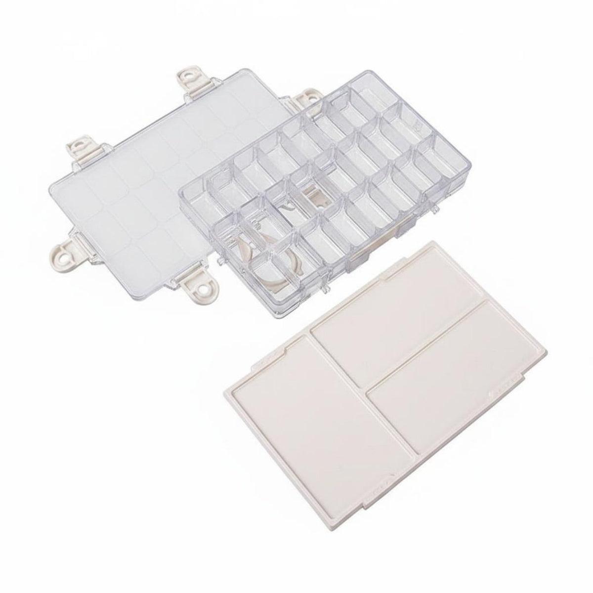 Multi-Function Travel Watercolor Palette All in Single Portable Watercolor Palette Easy to Carry Travel Paint Box 24 Grids for Plein Air