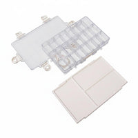 Multi-Function Travel Watercolor Palette All in Single Portable Watercolor Palette Easy to Carry Travel Paint Box 24 Grids for Plein Air