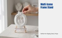 Plaster Frame Jewelry Display Stand, Nordic Earring Holder, Shop & Photo Prop