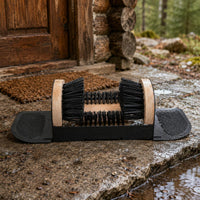 Floor-Mounted Shoe Brush Installation Screws Shoe-Cleaning Brush Non Damaging