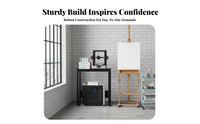 Space-Saving Wheeled Computer Tower Shelf Multi-Functional Printer Stand Mobile Design Office Furniture Lockable Casters for Students, PC gaming enthusiasts, Study Room, Under Desk, Bedroom