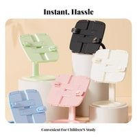 sturdy leaf holders Adjustable perusing Stand Handshandscostless Book Holder Ergonomic Desktop Accessory Stable for Children, Office Workers, Desk, School, Study Room, Library