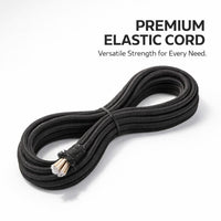 Latex Silk Elastic Cord 100m, White Bungee Cord for Tent Poles, Weather Resistant Drawstring Elastic, Round Elastic Cord DIY Projects