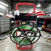 Strapping Dispenser Cart Wheeled Strapping Cart with Tool Tray Packing Strap Dispenser for packer