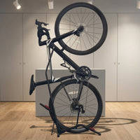 L-Shaped Bike Stand Stable Floor Bike Stand Space-Saving for Mechanics